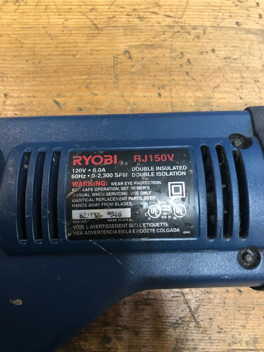 Ryobi RJ150V Variable Speed Reciprocating Saw in Case | eBay Ryobi RJ150V Variable Speed Reciprocating Saw in Case | eBay