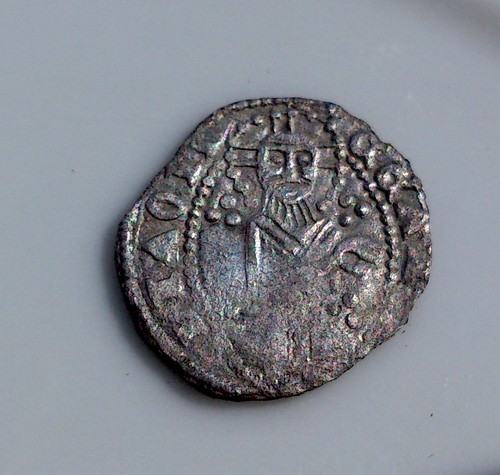 RARE SILVER MEDIEVAL SERBIA CAR DUSAN ** THREE FINGERS CHRISTIAN **