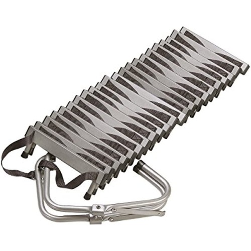 First Alert Three-Story Portable Fire Escape Ladder, 24 Feet, EL53W-2 , Black - Picture 3 of 8