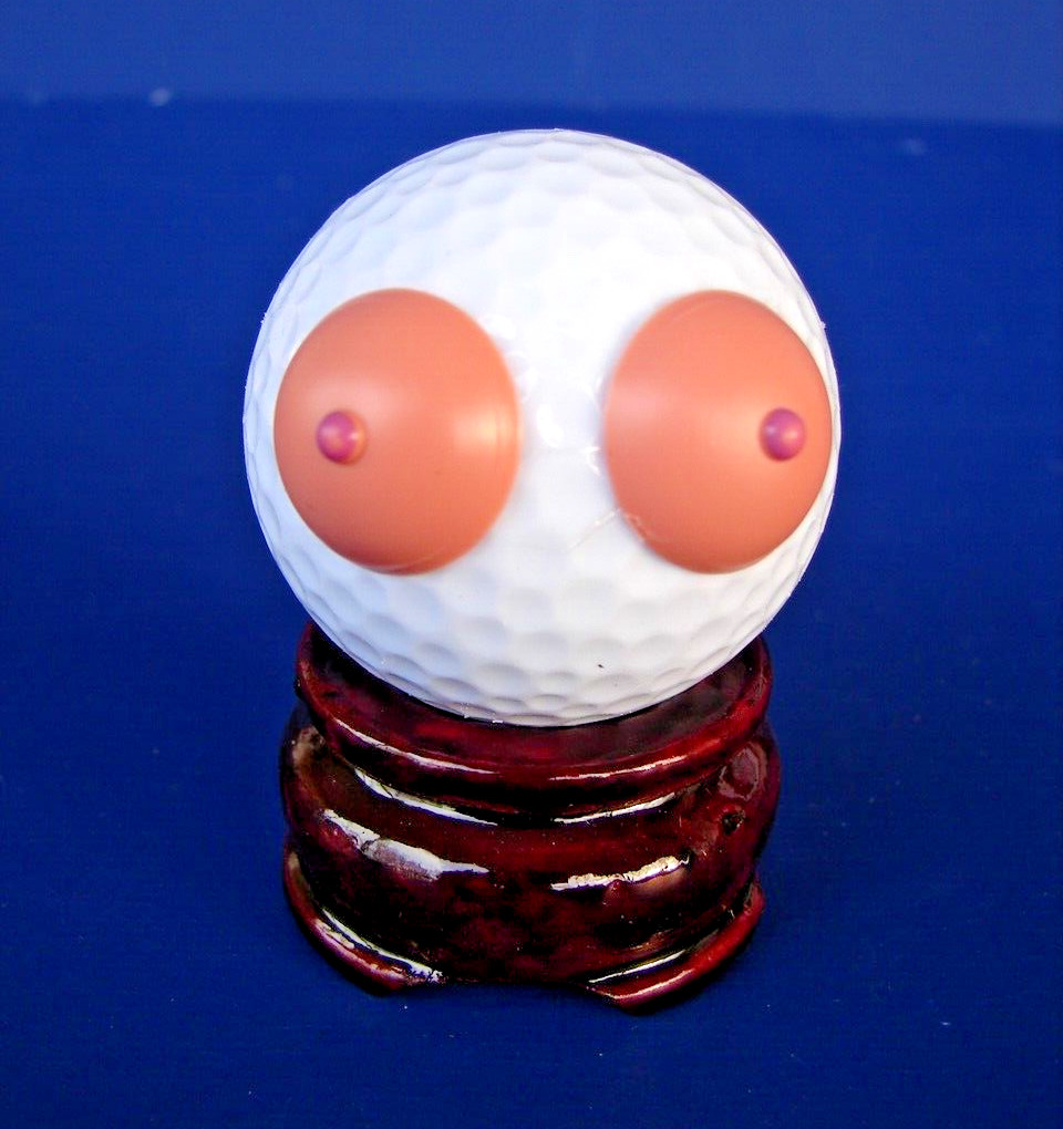 Golf Ball With Boobs Funny Adult Novelty Gag Gifts NIB Breasts Tits Novelty