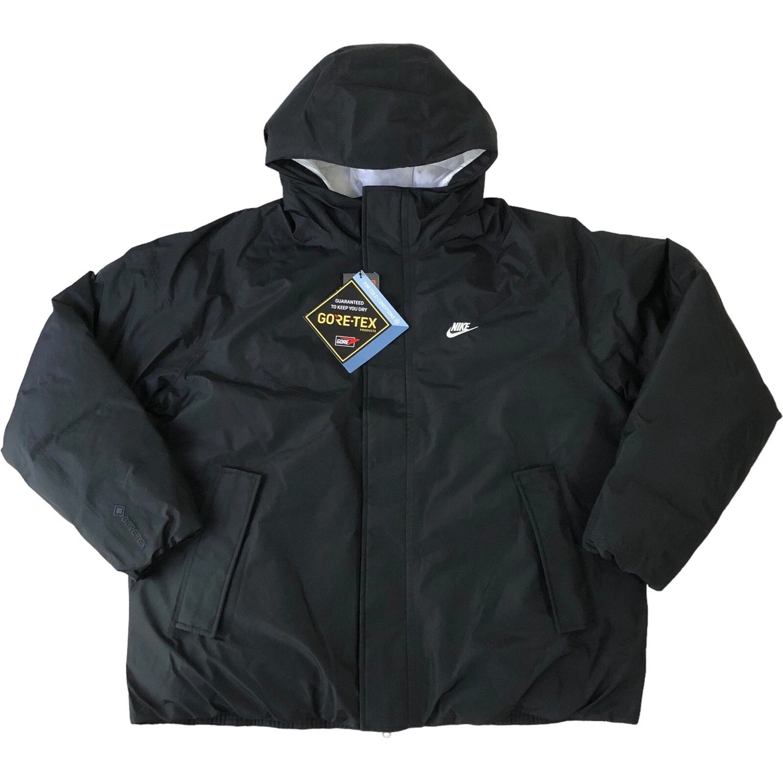 Nike Storm Fit ADV Gore Tex Jacket Mens Size XL Full Zip Puffer Black DQ4932-010