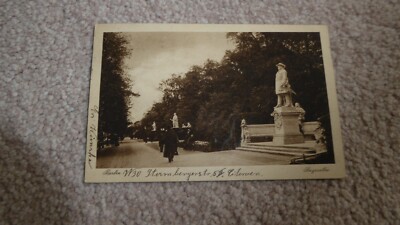 Postkarte Berlin Siegesallee 100 Jahre alte Karte aus den 20ziger Jahren 