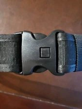 Duty Belt-Black Nylon With attachable Interior Fits L to XL Good Condition