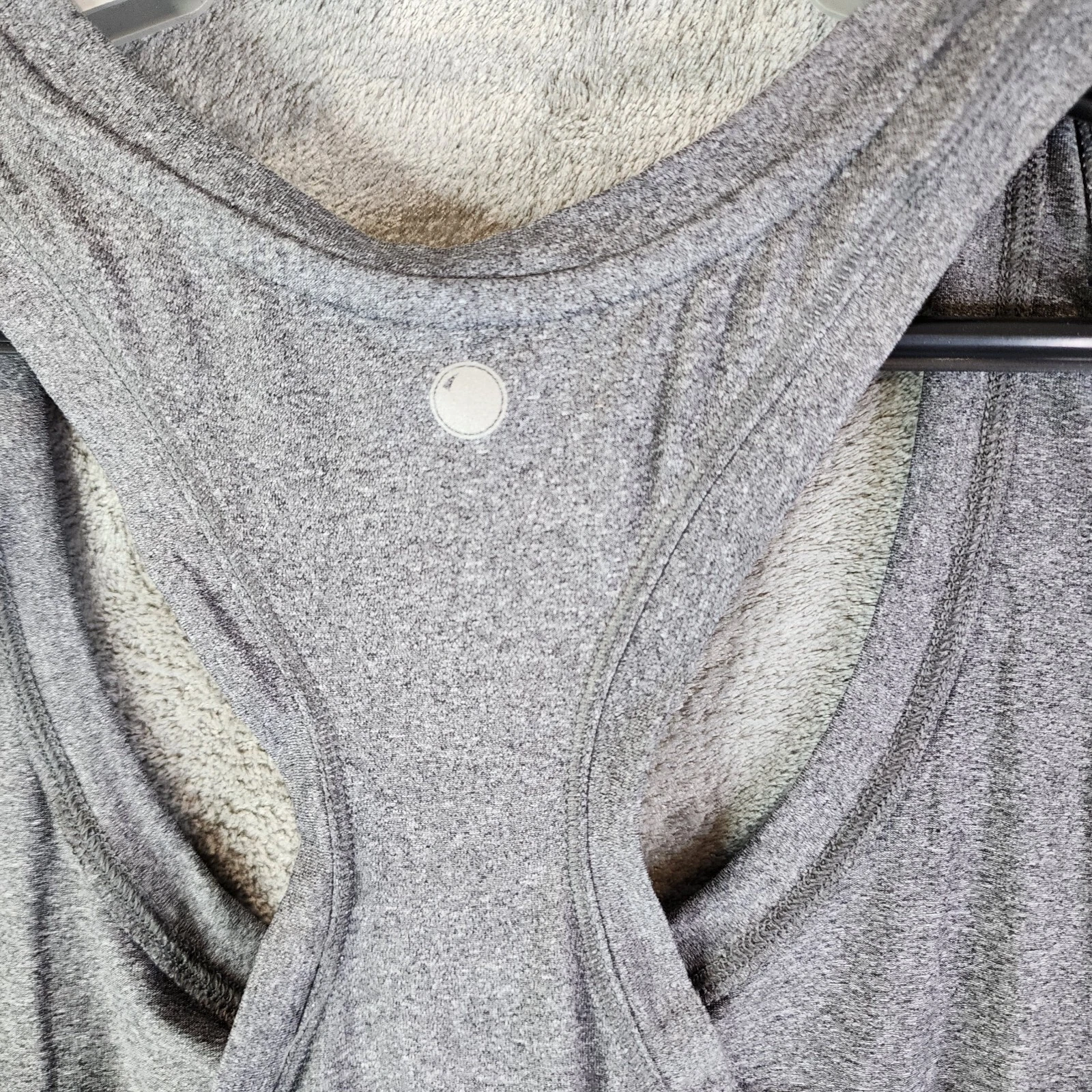 yogalicious racer open back yoga workout gym shirt tank-top