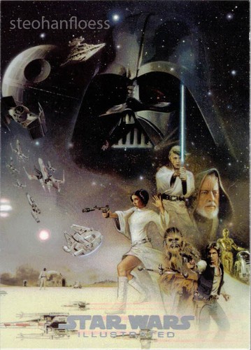 2013 Star Wars Illustrated A New Hope Movie Poster One-Sheet Reimagined You Pick - Picture 7 of 10