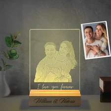 Personalised 3D Acrylic LED Photo Lamp