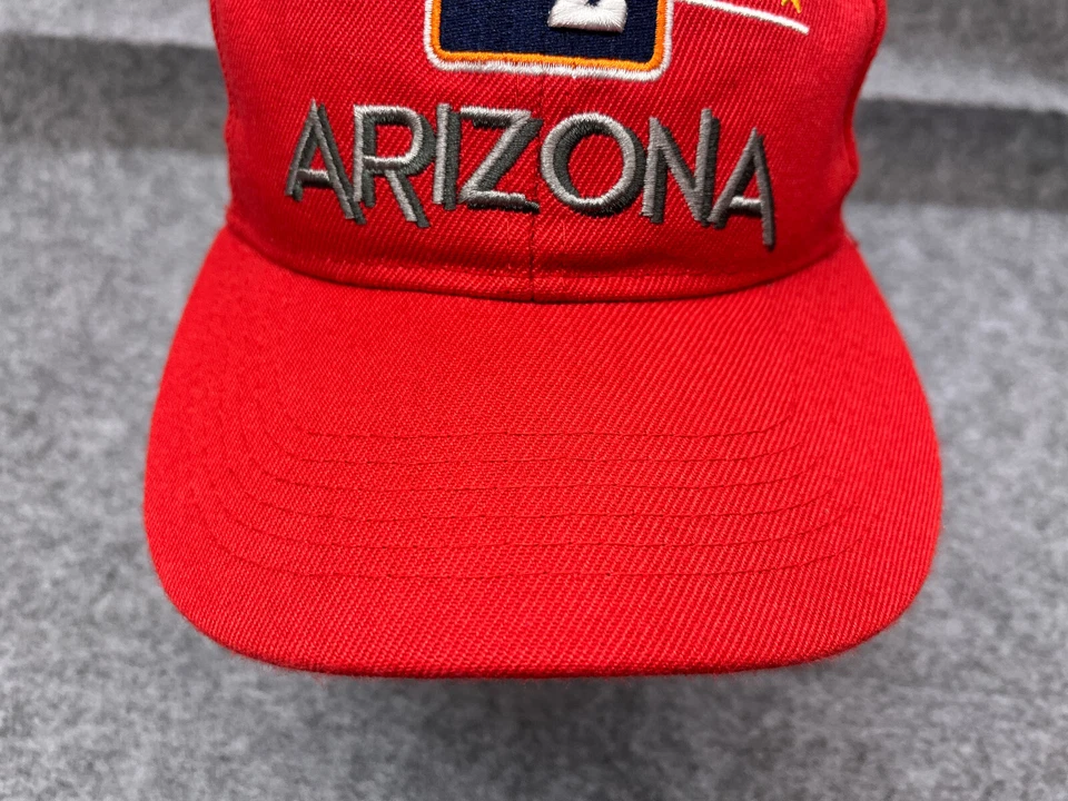 Gorra Arizona Blackhawk Joy con correa trasera adulto roja 100 % acrílico al aire libre Foto 3 de 4