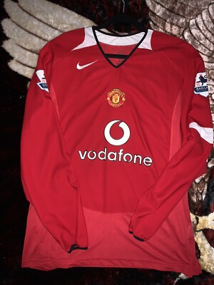 Manchester United 2004-2005 Home kersey long sleeve RONALDO