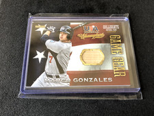 Marco Gonzales 2013 Panini USA Baseball Champions Game Gear Bat Relic
