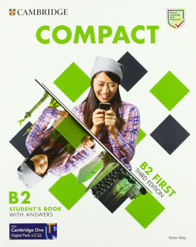 Cambridge COMPACT B2 FIRST Student's Book with Answers THIRD EDITION 2021 @ NEW - Afbeelding 1 van 2