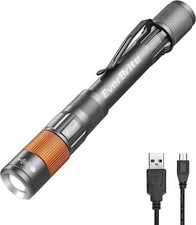 EverBrite Rechargeable Pen Light Gray Zoomabl...