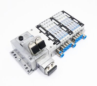 Festo MPA-FB-VI: CPX-M-FB34 + CPX-M-GE-EV-S-PP-5POL + 8x 556841 -unused-