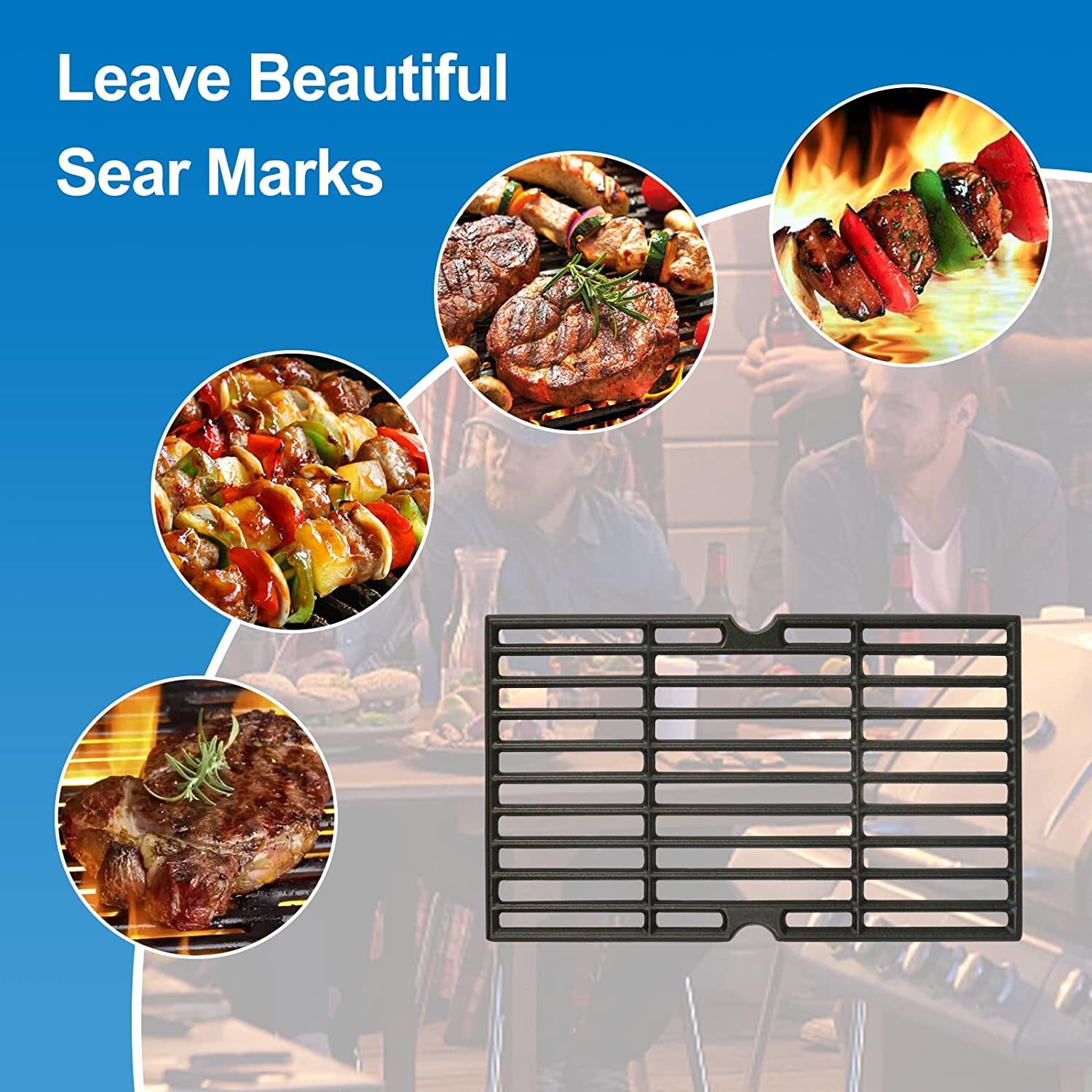 Cooking Grates for Char Griller Charcoal Grill 1624 E1515 22424 1515