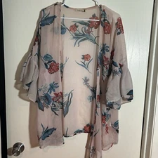 Liberty Love boutique chiffon kimono medium