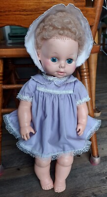 Poupée Vintage Eegee Doll 1971 - 38 Cm - Caoutchouc - Année 71