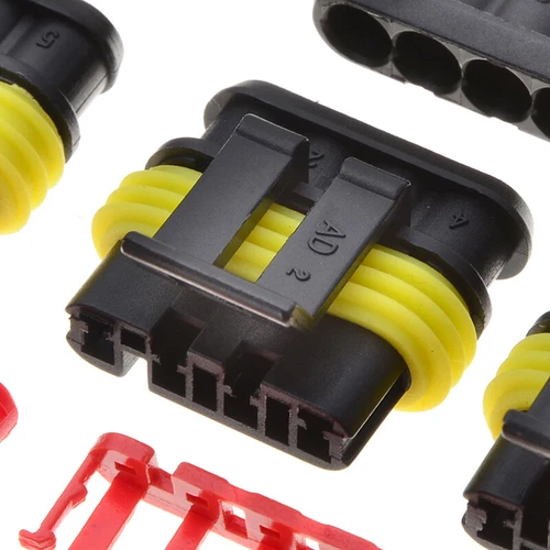 Lot 2Pin Waterproof Electrical Wire Cable Connector Male Female Way Plug 10Set - Picture 6 of 11