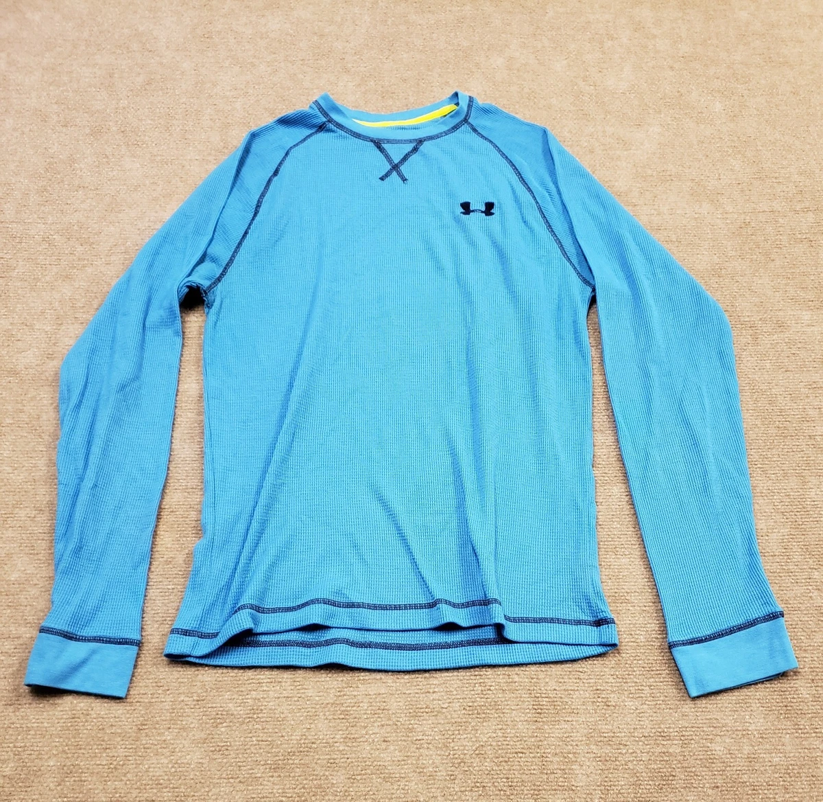Under Armour Loose Allseasongear Catalyst Mens Small Blue Performance Shirt