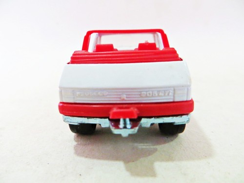 MAJORETTE 281/210 'PEUGEOT 205 GTi CABRIO' WHITE. 1:53 SUPERB. VINTAGE. ORIGINAL - Picture 4 of 6