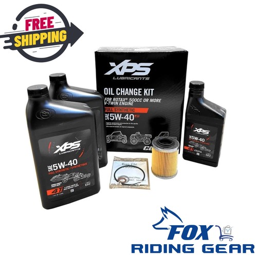 Can Am Maverick Commander Defender Trail 5W40 Full Syn Oil Change Kit ...