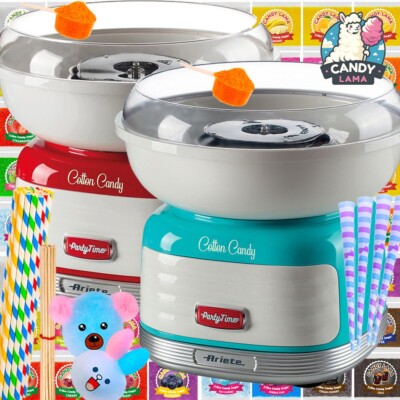 Zuckerwattemaschine + Zuckerwatte Zuckerbunt Set 20 x 100g
