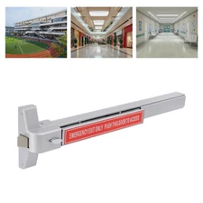 Door Lock Push Bar Panic Exit Lock Device Heavy Duty Commercial Fireproof