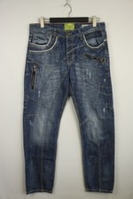 CIPO & BAXX Denim REGULAR FIT Straight Tapered Zipper Jeans W34  L34 Button Fly