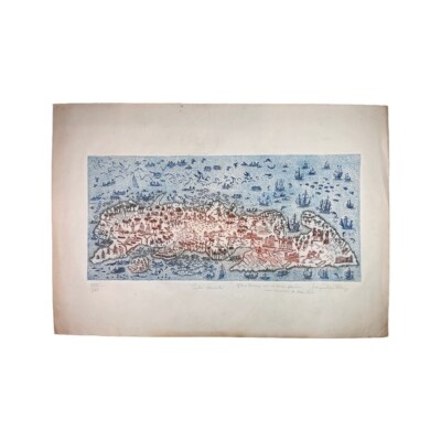 JACQUELINE MAGGIE HOLLANDS. Print. Lithograph / cardstock. Contemporary Art.