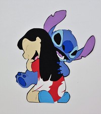 Lilo and Stitch 2 Die Cut Paper Doll Scrapbook Embellishment