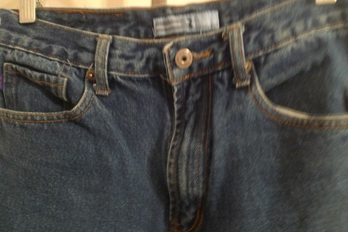 Real Work Wear Size 14 Slim Boys Blue Jeans 5 pocket Style - Picture 2 of 3