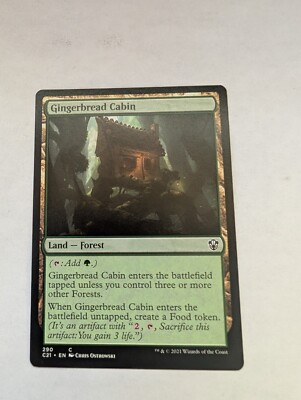Gingerbread Cabin Commander 2021 MTG NM Regular | eBay