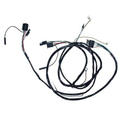 CJ Classics Headlight Wiring Harness From Firewall USA Made With Warning Lamp...