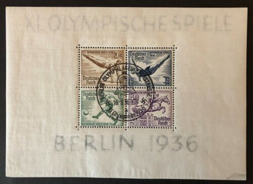 Germany Reich #B91 Used Thick Paper Michel Catalog 250 Euro - Picture 1 of 1