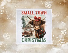 Christmas theme Dish Towel, 12x12, FREE ship, hand towels, choice, gift, cows