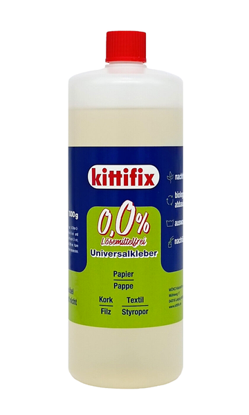 Kittifix 0,0% LöSemittelfrei Universalkleber 1000G Incl. Spritzverschluss-image