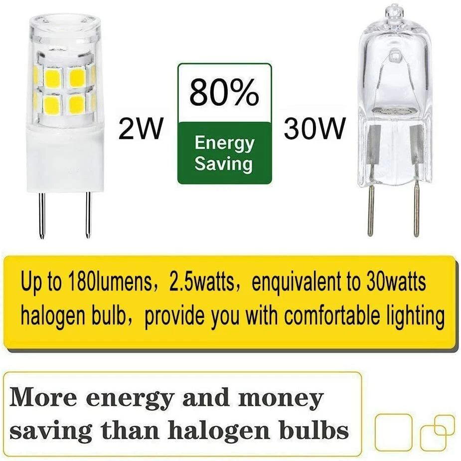 10X G8 LED Bulb 3W Bi-Pin T3 JC Type Lights 20-30W Halogen Replace Home Lighting - Image 2 of 4