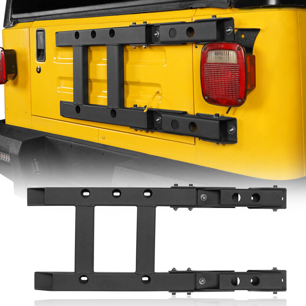 Black Steel Tailgate Reinforcement Mounting Kit for Jeep Wrangler TJ 1997-2006  725576625814 | eBay
