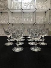 Yorktown by The Libbey Glass Company - 14 Pieces of Vintage Cut Crystal