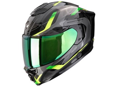 Scorpion Exo-1500 Air Sleek Integralhelm (schwarz / grün / gelb) Gr: M (57)