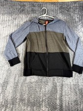 Arizona Jean Co Hoodie Boys XL Multi Colorblock Cotton Fleece Lined Full Zip