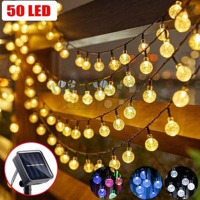 #ad #ad Solar 50 LED String Lights Patio Party Yard Garden Wedding Waterproof Outdoor $6.85
