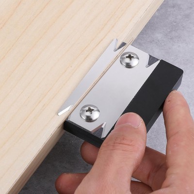 Woodworking Edge Trimmer Set – Hand Planer With Scraper Blade For PVC, ABS, Wood, Drywall & Fiberboard, Tungsten Steel Blade, Ergonomic Bakelite Handle