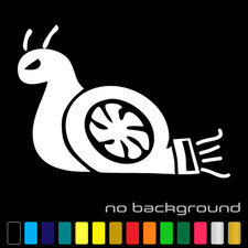 Turbo Snail Sticker Vinyl Decal - Jdm Boost Euro Racing Drift Funny Car Window