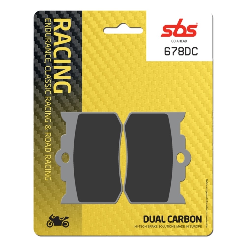 SBS 678DC BRAKE PADS ORGANIC RACING - Image 9