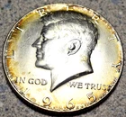 Photo of a 1965-P Kennedy Half Dollar from an eBay listing that sold on Jul 23, 2026