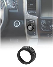Black Gear Shift Switch Knob Cover for 2013 For Ram/Durango 2013-2017 Black 