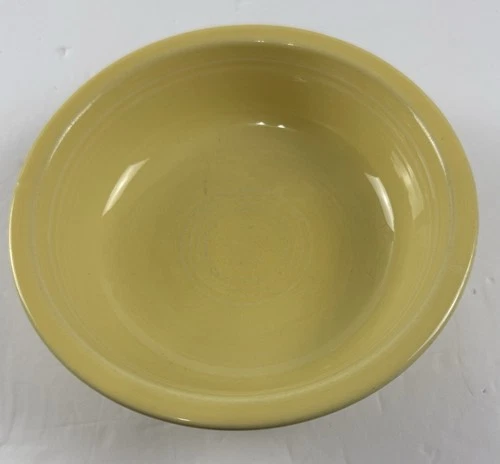 Fiestaware 7” Yellow Bowl Dish Homer Laughlin HLC Cereal Bowl