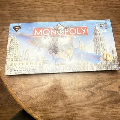 New Sealed 2006 Monopoly Superman Returns Board Game Collector's Edition Comics