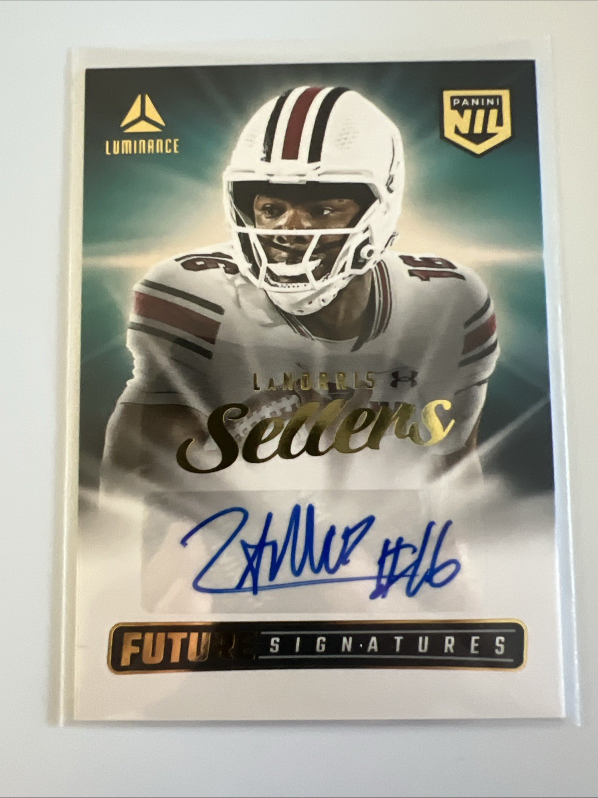 2025 Panini Luminance LaNorris Sellers #NIL-LSS Future Signatures Auto (RC,AU)