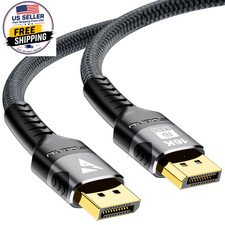 Displayport Cable 16K DP 2.1 Cable 16K 30Hz 8K 60Hz,4K 144Hz,Hbr3 Support 80Gbps
