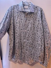 Brooks Brothers Men's Casual Floral Button-Down Shirt XL